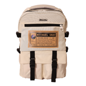 Home The Nomad Ivory Cream Backpack by Michael Gray – Premium Travel & College Backpack